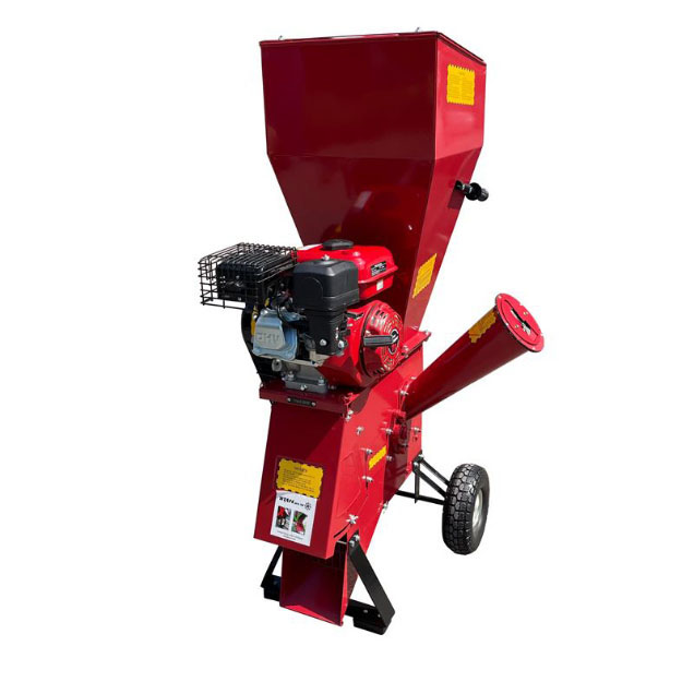 Order a The Titan Pro 7HP Petrol Garden Shredder has fantastic efficiency, with a large brush hopper and safety cover, which is designed for small branches up to 10mm in diameter. The side chute is designed for thicker branches up to 50mm. It is perfect for those who have branches to dispose of, but who would not utilise the full power of the 15HP garden shredder. Ideal for small to medium-sized gardens.